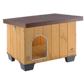 Ferplast Baita 50 Ahşap 58x48xH 45,5 cm Köpek Kulübesi