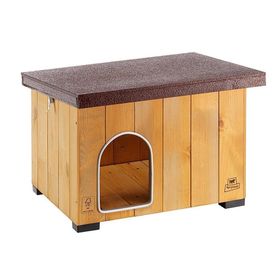 Ferplast Baita 50 Ahşap 58x48xH 45,5 cm Köpek Kulübesi