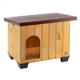 Ferplast Baita 50 Ahşap 58x48xH 45,5 cm Köpek Kulübesi