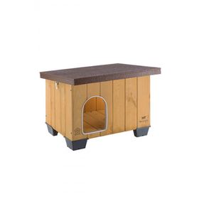 Ferplast Baita 50 Ahşap 58x48xH 45,5 cm Köpek Kulübesi