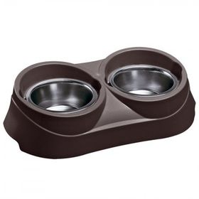 Ferplast Duo Feed 05 2'li Kalın Kedi-Köpek Mama Kabı