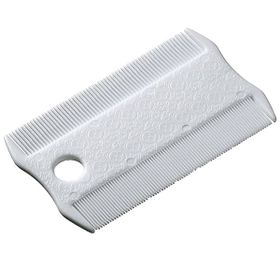 Ferplast GRO 5836 Çift Taraflı Plastik 8.5x5.2x0.3 cm Kedi ve Köpek Pire Tarağı