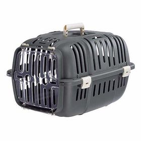 Ferplast Jet 10 Gri 32x47x29 cm Küçük Irk Köpek ve Kedi Taşıma Çantası