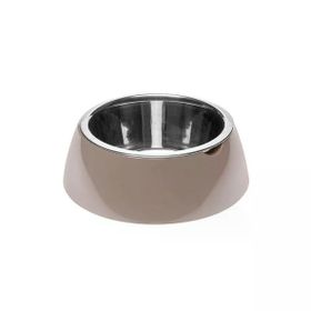Ferplast Jolie Çelik Gri 850 ml M Kedi ve Köpek Mama ve Su Kabı
