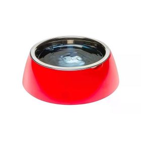 Ferplast Jolie Kedi Ve Köpekler İçin 850 ml Kırmızı Çelik Mama Su Kabı