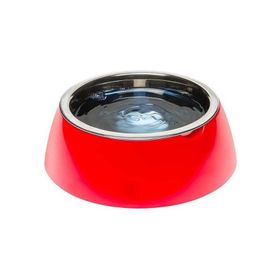 Ferplast Jolie Kedi Ve Köpekler İçin 850 ml Kırmızı Çelik Mama Su Kabı