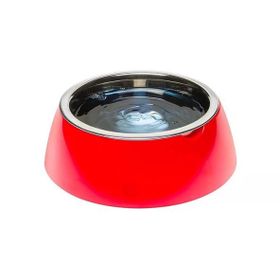 Ferplast Jolie Kedi Ve Köpekler İçin 850 ml Kırmızı Çelik Mama Su Kabı