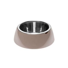 Ferplast Jolie Kedi ve Köpekler İçin Gri 500 ml S Çelik Mama ve Su Kabı