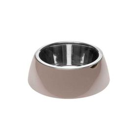 Ferplast Jolie Kedi ve Köpekler İçin Gri 500 ml S Çelik Mama ve Su Kabı