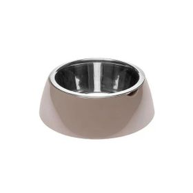 Ferplast Jolie Kedi ve Köpekler İçin Gri 500 ml S Çelik Mama ve Su Kabı