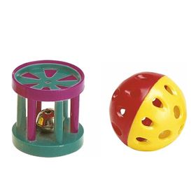 Ferplast PA 5202 2'li Top Silindir Kedi Oyuncak