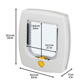 Ferplast Swing 3 22.5x25 cm Kahverengi Kedi Kapısı