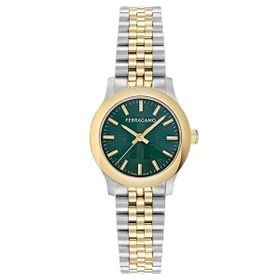 Ferragamo SFTY00225 Altın Metalik Gri Kadın Kol Saati