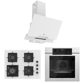 Ferre Artline Fryart-Steam D064-SA - SC406-WFA - QEP64CB Beyaz 3'lü Ankastre Set