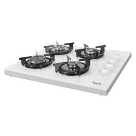 Ferre B2240 CE Beyaz Cam Set Üstü Ocak