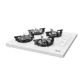 Ferre B2240 CE Beyaz Cam Set Üstü Ocak
