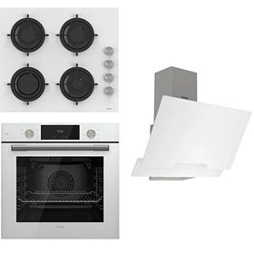 Ferre Flowart CS206- QMS63CB -D064 3'lü Beyaz Ankastre Set