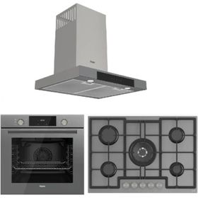 Ferre Flowart Mega ED038 - QMS63CPR - D102 3'lü Gri Ankastre Set