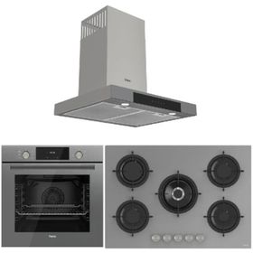 Ferre Flowart Mega RS038 - QMS63CPR - D1021 3'lü Gri Ankastre Set