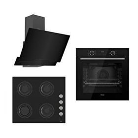 Ferre Frayart Smart Technology XE63CS - CS205 - D063 3'lü Siyah Ankastre Set