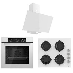 Ferre Fryart Basic QXE62CB - CS206 - D078 Beyaz 3'lü Ankastre Set