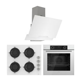 Ferre Fryart CS D064 - CS206 - XE63CB Beyaz 3'lü Ankastre Set