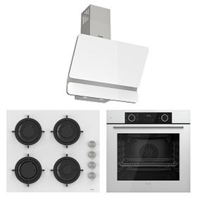Ferre Fryart CS XE63CB - CS206 - D081 Beyaz 3'lü Ankastre Set