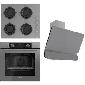 Ferre Fryart CS XE63CPR - CS208 - D082 Gri 3'lü Ankastre Set
