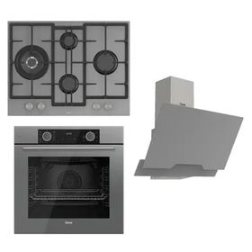 Ferre Fryart ED078 - XE63CPR -D065 3'lü Gri Ankastre Set