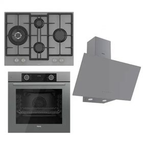 Ferre Fryart ED078 - XE63CPR -D079 3'lü Gri Ankastre Set