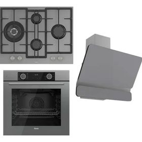 Ferre Fryart ED078 - XE63CPR -D082 3'lü Gri Ankastre Set