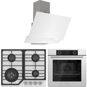 Ferre Fryart Nt Asimetrik D064 - NT026/W - XE63CB 3'lü Beyaz Ankastre Set