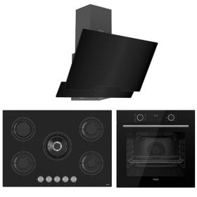 Ferre Fryart Rs Serisi D063 - RS035 - XE63CS Siyah 3'lü Ankastre Set