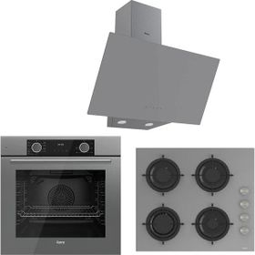 Ferre Luxury D079 - CS208 - XE63CPR Gri 3'lü Ankastre Set