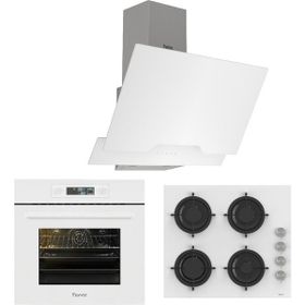 Ferre Luxury Serisi D064 - CS206 - 11001 Beyaz 3'lü Ankastre Set