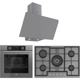 Ferre Luxury Serisi D079 - ED038 - XE63CPR Gri 3'lü Ankastre Set