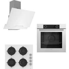 Ferre Pure CS D064 - CS206 - XE61CB Beyaz 3'lü Ankastre Set
