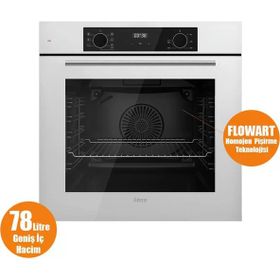 Ferre QBL63CB Beyaz Flowart Ankastre Fırın