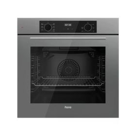 Ferre QBL63CPR Flowart Gri Ankastre Fırın