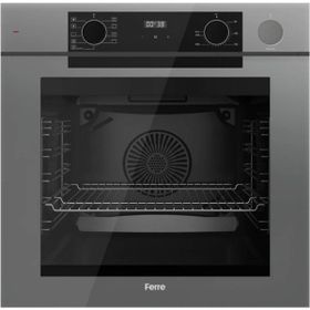 Ferre QEP64CPR New Steamart Fryart Serisi Buharlı Gri Ankastre Fırın