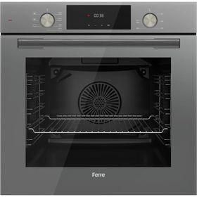 Ferre QMS63CPR Flowart Serisi 78 lt Gri Ankastre Fırın