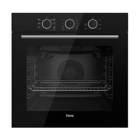 Ferre QXE62CS Siyah Fryart 0+7 Konum Basic Ankastre Fırın