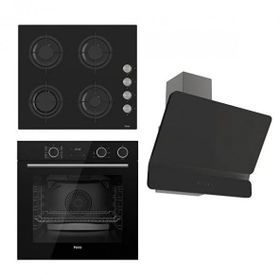 Ferre Steamart Fryart CS205 - XE64CS - D080 Siyah 3'lü Ankastre Set