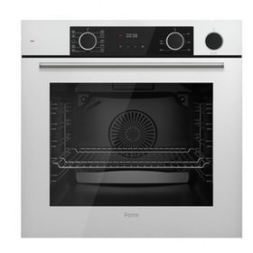Ferre XE64CB Steamart ve Fryart Serisi Buharlı Pişirme Beyaz Ankastre Fırın