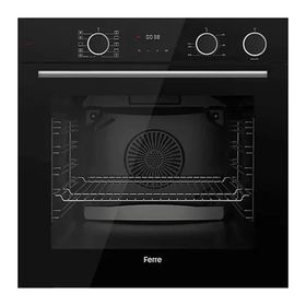 Ferre XE64CS Cam Buharlı Siyah Ankastre Fırın