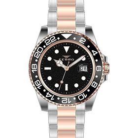 Ferro F11253A-E2 Rose Gümüş Çelik Kordon Erkek Kol Saati