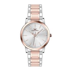 Ferro F21158A-E Gri - Rose Kadın Kol Saati