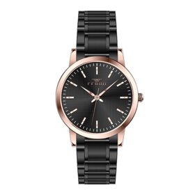 Ferro F21158A-R Siyah - Rose Kadın Kol Saati