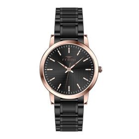 Ferro F21158A-R Siyah - Rose Kadın Kol Saati