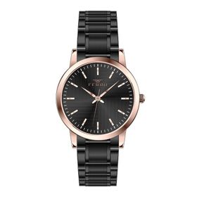 Ferro F21158A-R Siyah - Rose Kadın Kol Saati